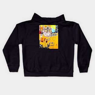 Orange Sports Kids Hoodie